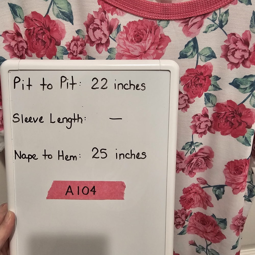BiBi Pink Floral Short Sleeve Top - Picture 4 of 4